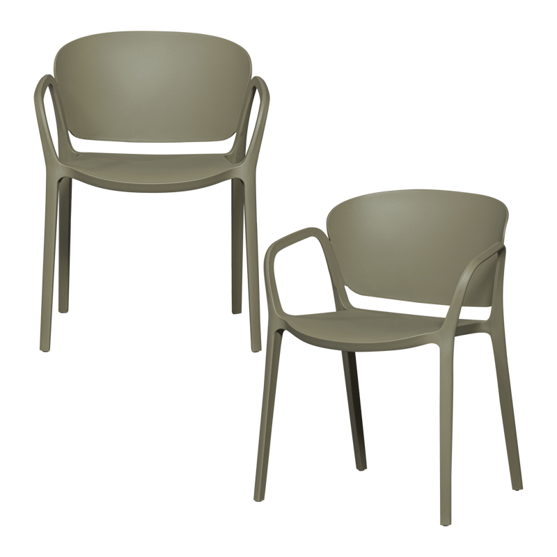 Matstol Bent Utomhus - Grön - Utemöbler - Balkong - Balkongmöbler - Balkongstolar