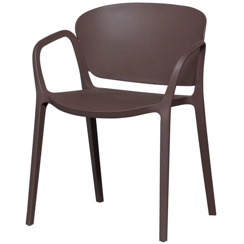 Matstol Bent Utomhus, Lila/Brun