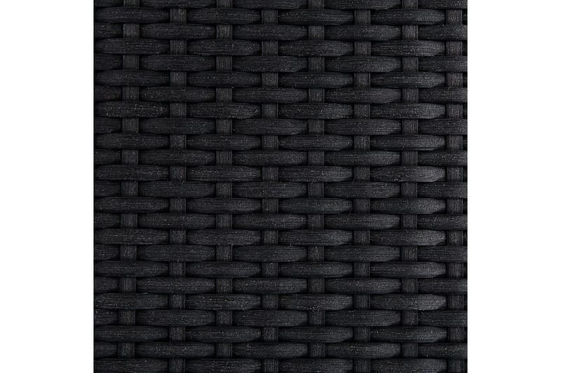 Matstol Grosseto set om 6 Svart/Silver - Svart/Silver - Utemöbler - Balkong - Balkongmöbler - Balkongstolar