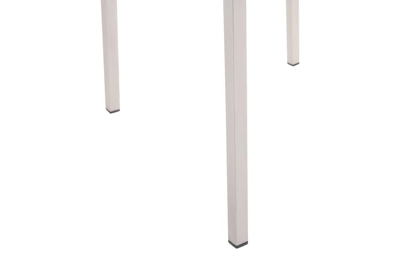 Matstol Grosseto set om 6 Svart/Silver - Svart/Silver - Utemöbler - Balkong - Balkongmöbler - Balkongstolar