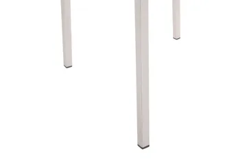 Matstol Grosseto set om 6 Svart/Silver - Svart/Silver - Utemöbler - Balkong - Balkongmöbler - Balkongstolar