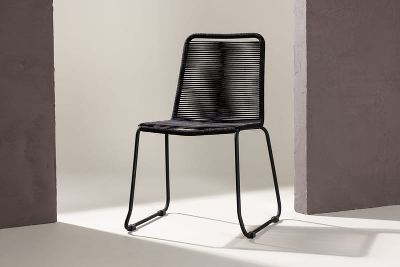 Matstol Lindos Utomhus, Svart