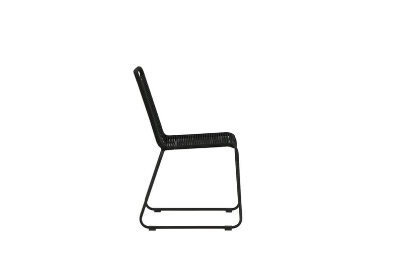 Matstol Lindos Utomhus - Svart - Utemöbler - Balkong - Balkongmöbler - Balkongstolar
