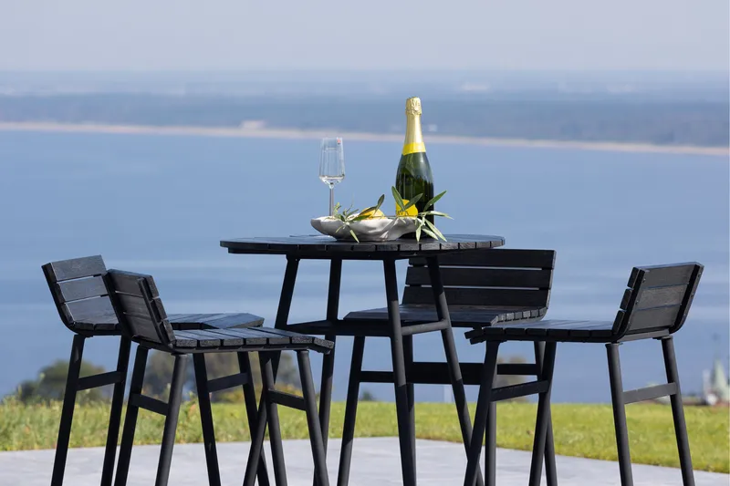 Mexico Balkonggrupp 4-sits - Svart - Utemöbler - Balkong - Balkongmöbler - Balkonggrupper