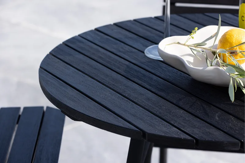 Mexico Balkonggrupp 4-sits - Svart - Utemöbler - Balkong - Balkongmöbler - Balkonggrupper