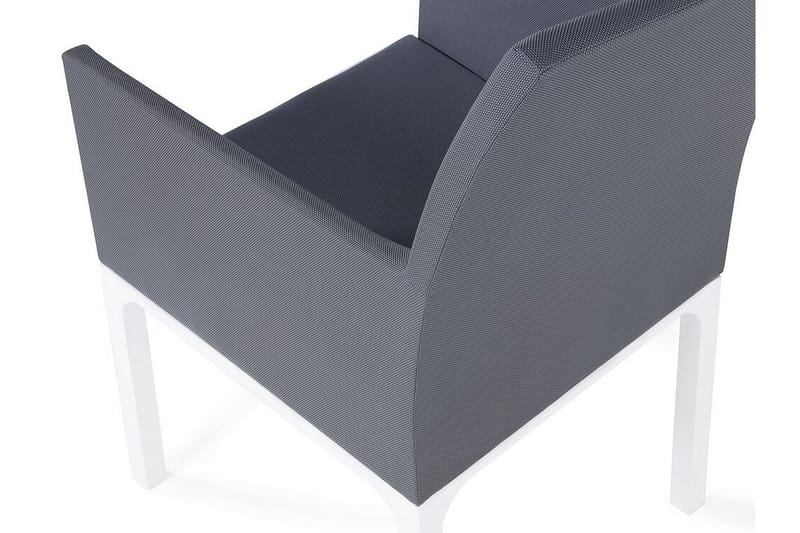 Monteroni Karmstol Utomhus - Grå/Vit - Utemöbler - Balkong - Balkongmöbler - Balkongstolar