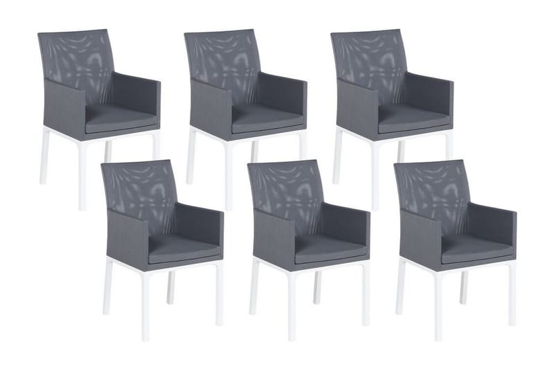 Monteroni Karmstol Utomhus - Grå/Vit - Utemöbler - Balkong - Balkongmöbler - Balkongstolar