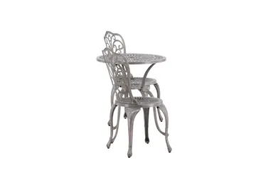 Nandin Balkonggrupp 2-sits - Silver - Utemöbler - Balkong - Balkongmöbler - Balkonggrupper
