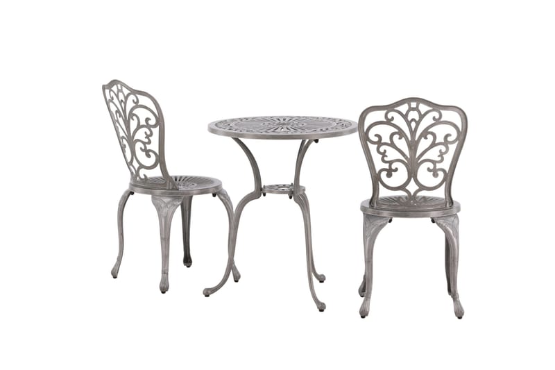 Nandin Balkonggrupp 2-sits - Silver - Utemöbler - Balkong - Balkongmöbler - Balkonggrupper