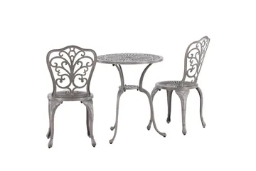 Nandin Balkonggrupp 2-sits - Silver - Utemöbler - Balkong - Balkongmöbler - Balkonggrupper