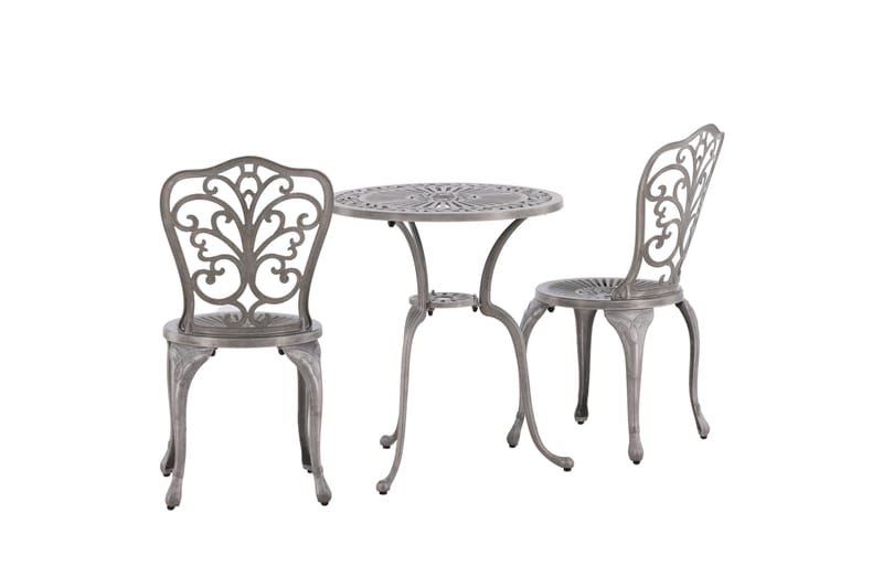 Nandin Balkonggrupp 2-sits - Silver - Utemöbler - Balkong - Balkongmöbler - Balkonggrupper