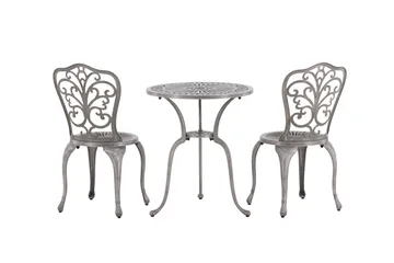 Nandin Balkonggrupp 2-sits - Silver - Utemöbler - Balkong - Balkongmöbler - Balkonggrupper