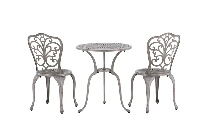 Nandin Balkonggrupp 2-sits - Silver - Utemöbler - Balkong - Balkongmöbler - Balkonggrupper