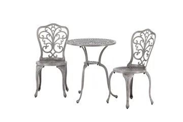 Nandin Balkonggrupp 2-sits - Silver - Utemöbler - Balkong - Balkongmöbler - Balkonggrupper