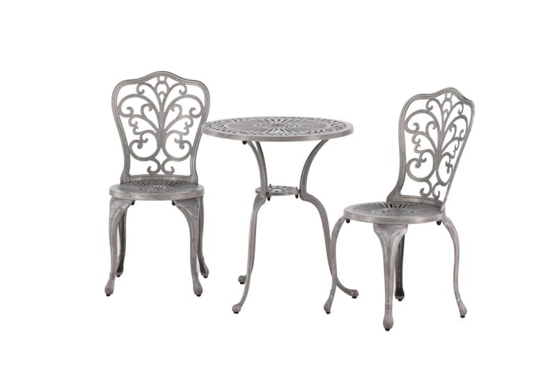 Nandin Balkonggrupp 2-sits - Silver - Utemöbler - Balkong - Balkongmöbler - Balkonggrupper