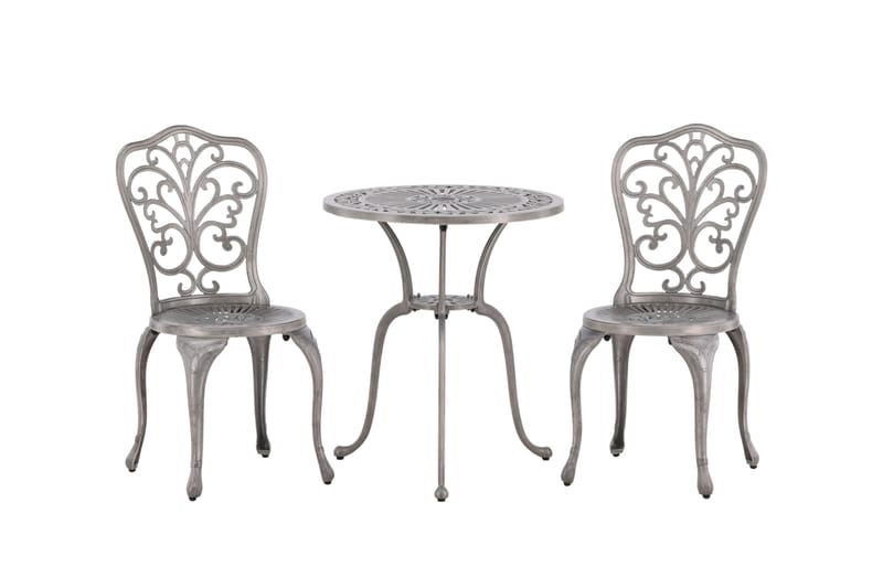 Nandin Balkonggrupp 2-sits - Silver - Utemöbler - Balkong - Balkongmöbler - Balkonggrupper