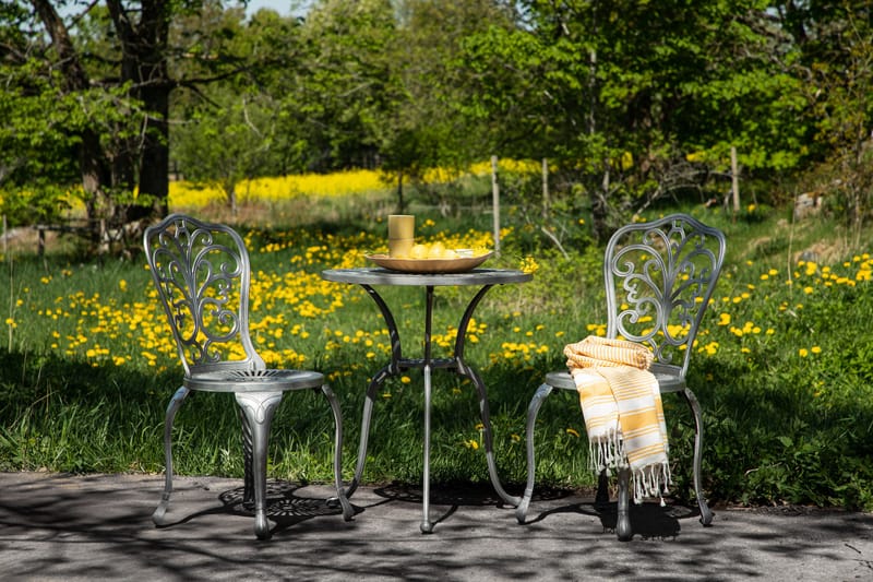 Nandin Balkonggrupp 2-sits - Silver - Utemöbler - Balkong - Balkongmöbler - Balkonggrupper