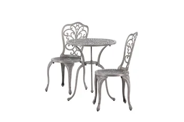 Nandin Balkonggrupp 2-sits - Silver - Utemöbler - Balkong - Balkongmöbler - Balkonggrupper