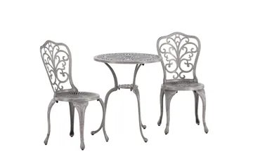 Nandin Balkonggrupp 2-sits - Silver - Utemöbler - Balkong - Balkongmöbler - Balkonggrupper