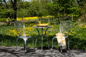 Nandin Balkonggrupp 2-sits - Silver - Utemöbler - Balkong - Balkongmöbler - Balkonggrupper