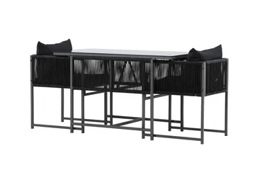 Noto Balkonggrupp 2-sits - Beige - Utemöbler - Balkong - Balkongmöbler - Balkonggrupper