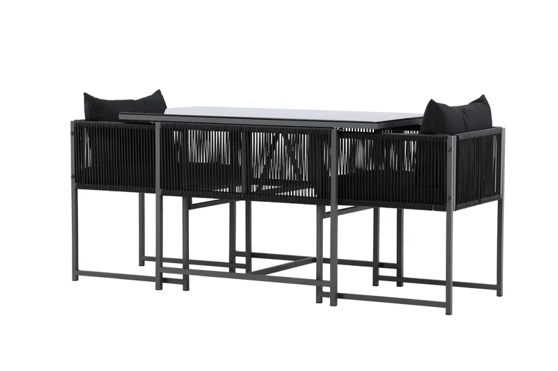 Noto Balkonggrupp 2-sits - Beige - Utemöbler - Balkong - Balkongmöbler - Balkonggrupper