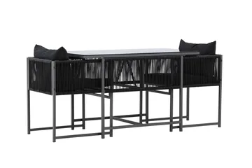 Noto Balkonggrupp 2-sits - Beige - Utemöbler - Balkong - Balkongmöbler - Balkonggrupper