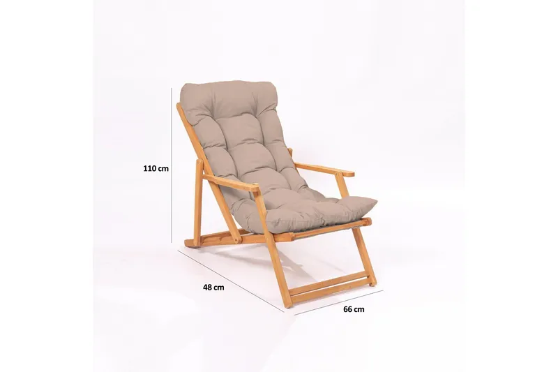 Parvez Balkonggrupp 2-sits - Beige - Utemöbler - Balkong - Balkongmöbler - Balkonggrupper