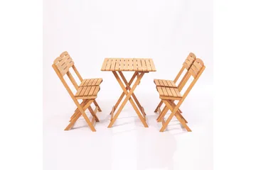 Parwati Balkonggrupp 4-sits - Brun - Utemöbler - Balkong - Balkongmöbler - Balkonggrupper