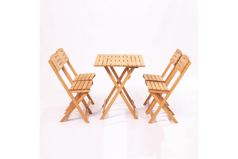 Parwati Balkonggrupp 4-sits - Brun - Utemöbler - Balkong - Balkongmöbler - Balkonggrupper