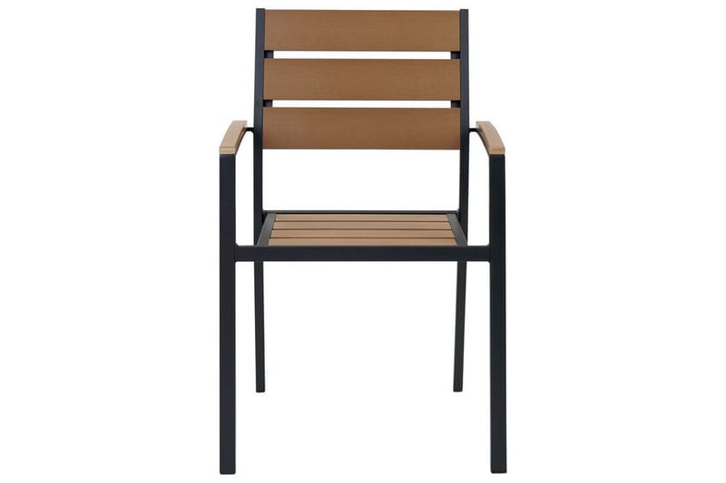 Pereta Karmstol Utomhus - Ljusbrun/Svart - Utemöbler - Balkong - Balkongmöbler - Balkongstolar