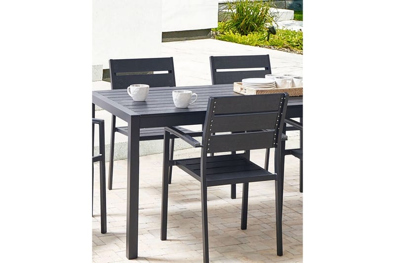 Pereta Karmstol Utomhus - Svart/Guld - Utemöbler - Balkong - Balkongmöbler - Balkongstolar