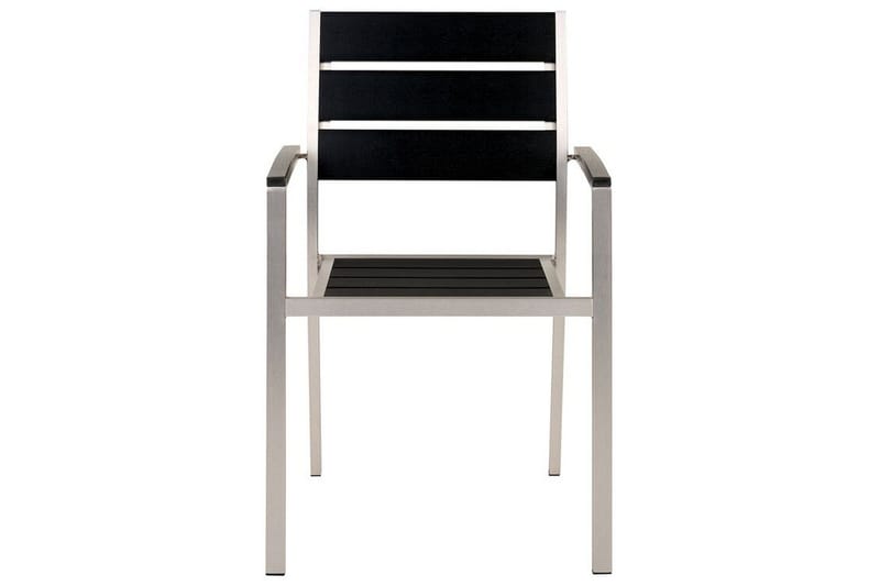 Pereta Karmstol Utomhus - Svart/Silver - Utemöbler - Balkong - Balkongmöbler - Balkongstolar