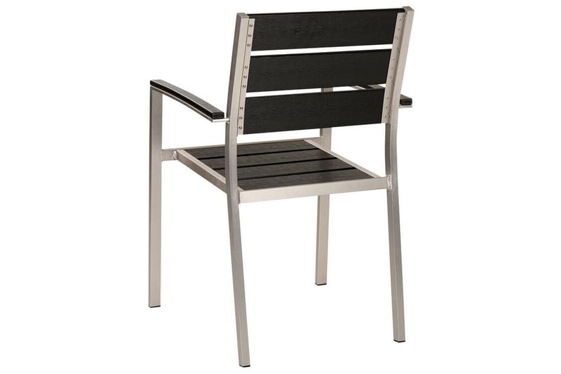 Pereta Karmstol Utomhus - Svart/Silver - Utemöbler - Balkong - Balkongmöbler - Balkongstolar