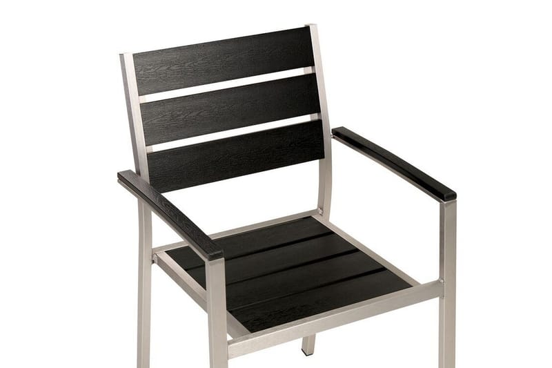 Pereta Karmstol Utomhus - Svart/Silver - Utemöbler - Balkong - Balkongmöbler - Balkongstolar