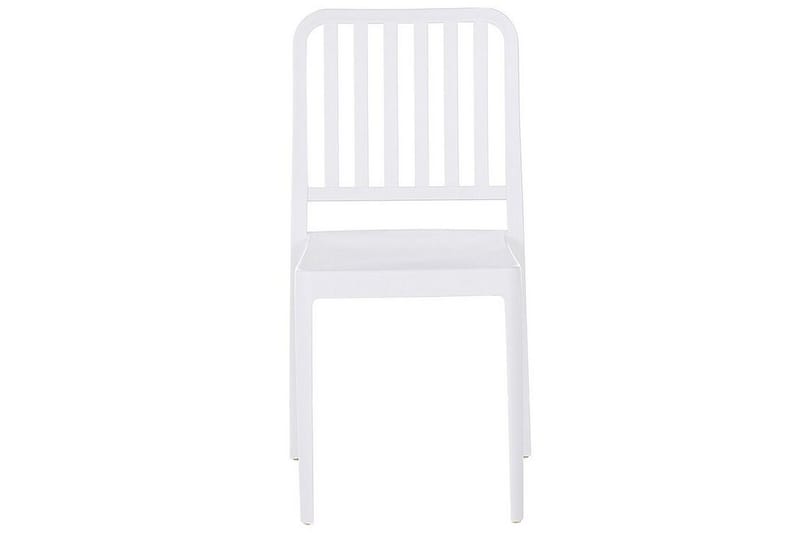 Pesaro Matstol Utomhus - Vit - Utemöbler - Balkong - Balkongmöbler - Balkongstolar