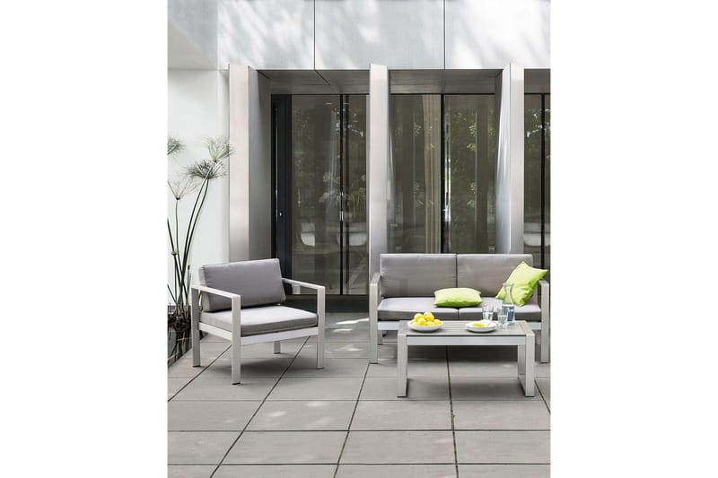 Racale Karmstol Utomhus - Ljusgrå - Utemöbler - Balkong - Balkongmöbler - Balkongstolar