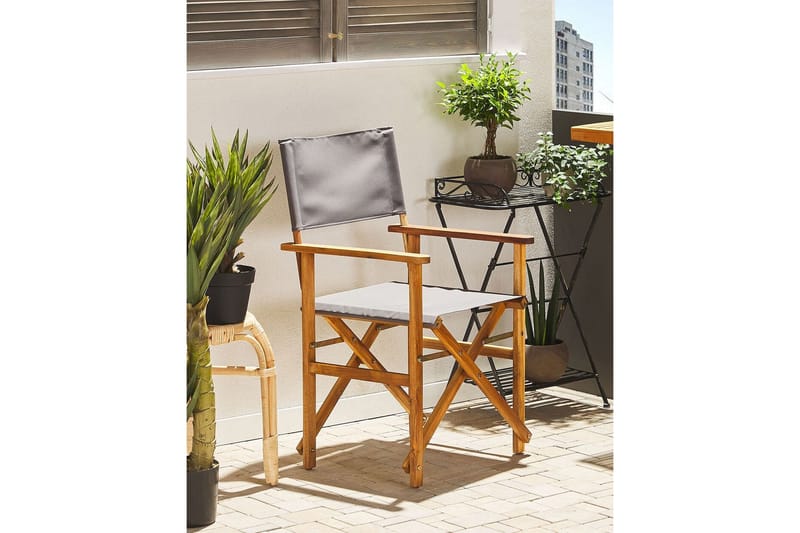 Salve Karmstol Utomhus - Brun/Grön/Vit - Utemöbler - Balkong - Balkongmöbler - Balkongstolar