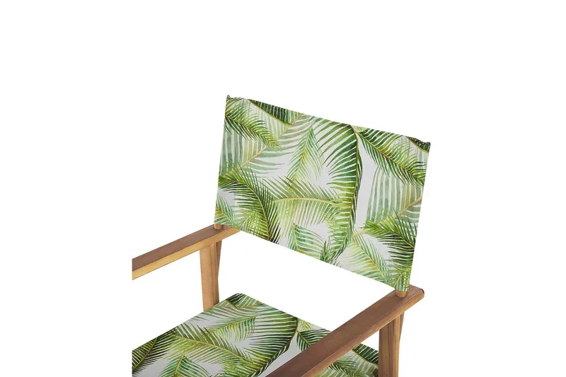 Salve Karmstol Utomhus - Brun/Vit/Grön - Utemöbler - Balkong - Balkongmöbler - Balkongstolar