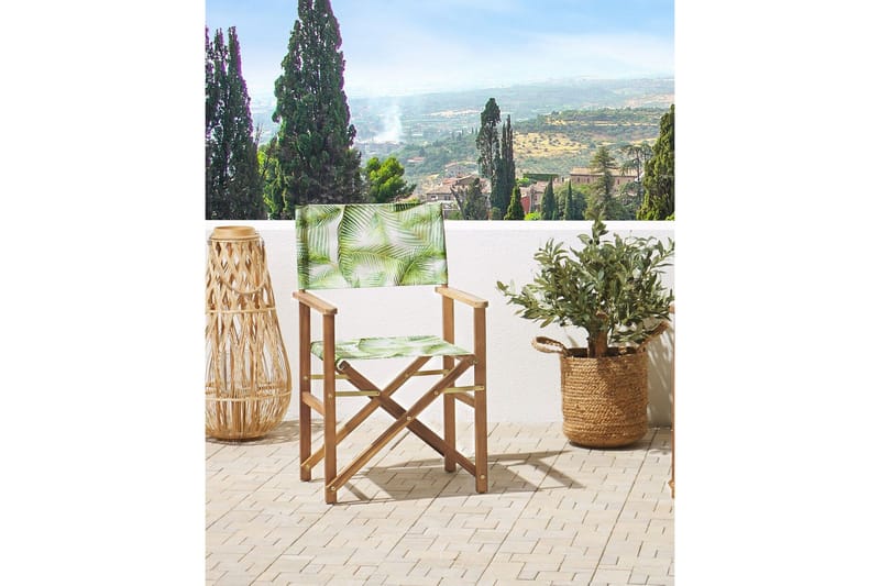 Salve Karmstol Utomhus - green/Vit/Ljusbrun - Utemöbler - Balkong - Balkongmöbler - Balkongstolar