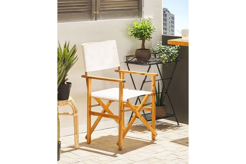 Salve Karmstol Utomhus - green/Vit/Ljusbrun - Utemöbler - Balkong - Balkongmöbler - Balkongstolar