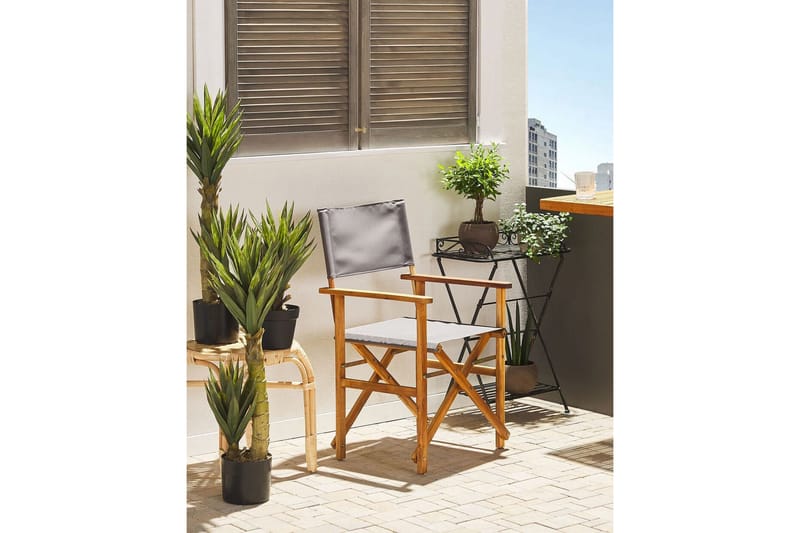 Salve Karmstol Utomhus - Ljusbrun/Grå - Utemöbler - Balkong - Balkongmöbler - Balkongstolar