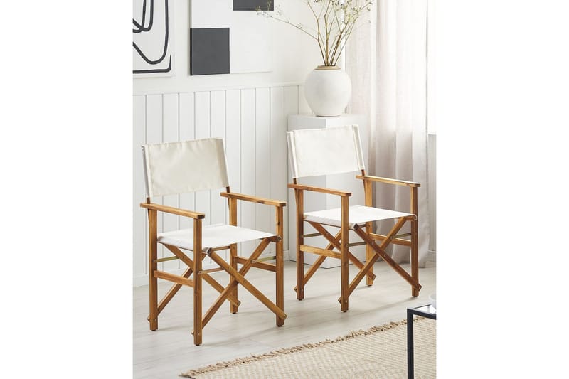 Salve Karmstol Utomhus - Ljusbrun/Vit - Utemöbler - Balkong - Balkongmöbler - Balkongstolar