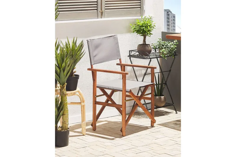 Salve Karmstol Utomhus - Mörkbrun/Grå - Utemöbler - Balkong - Balkongmöbler - Balkongstolar