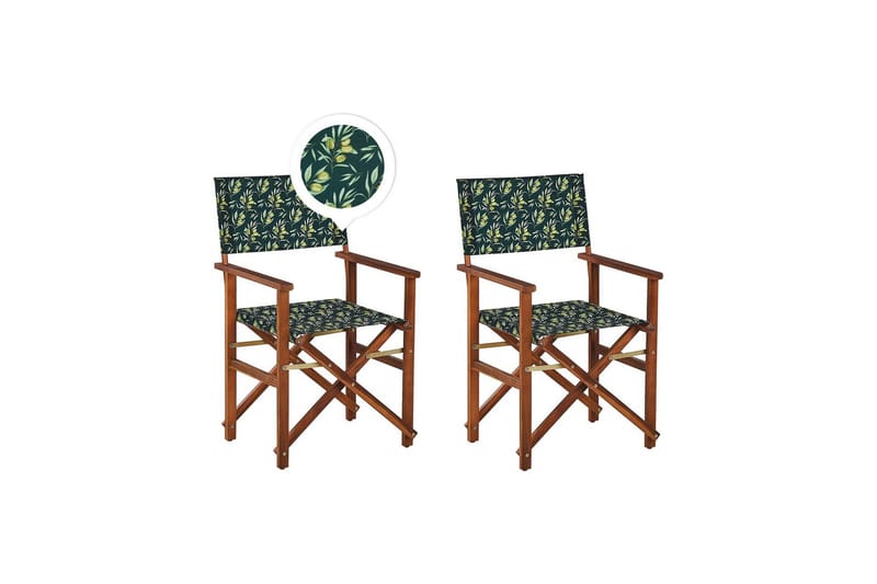 Salve Karmstol Utomhus - Mörkgrön/Mörkbrun - Utemöbler - Balkong - Balkongmöbler - Balkongstolar