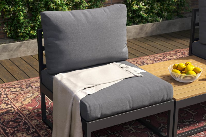 Samira Caféset Utomhus - Grå - Utemöbler - Balkong - Balkongmöbler - Balkonggrupper