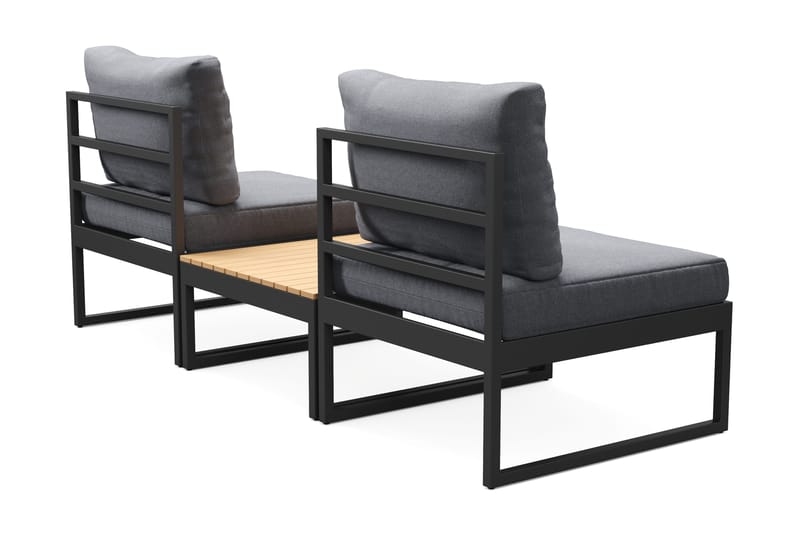 Samira Caféset Utomhus - Grå - Utemöbler - Balkong - Balkongmöbler - Balkonggrupper