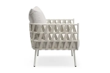 Sandina Loungefåtölj Utomhus - Beige - Utemöbler - Balkong - Balkongmöbler - Balkongstolar