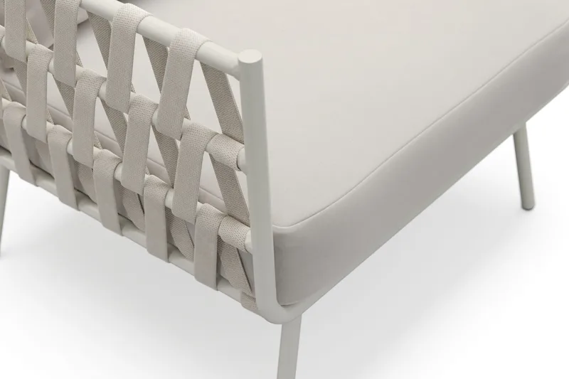 Sandina Loungefåtölj Utomhus - Beige - Utemöbler - Balkong - Balkongmöbler - Balkongstolar