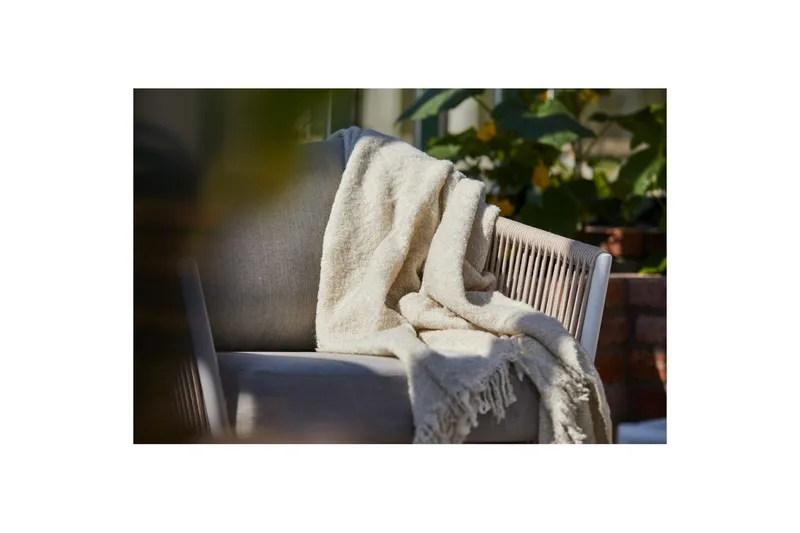 Soffgrupp Utomhus Hillerstorp Lersund Vit/Beige - Vit/Beige - Utemöbler - Utegrupp - Loungegrupp